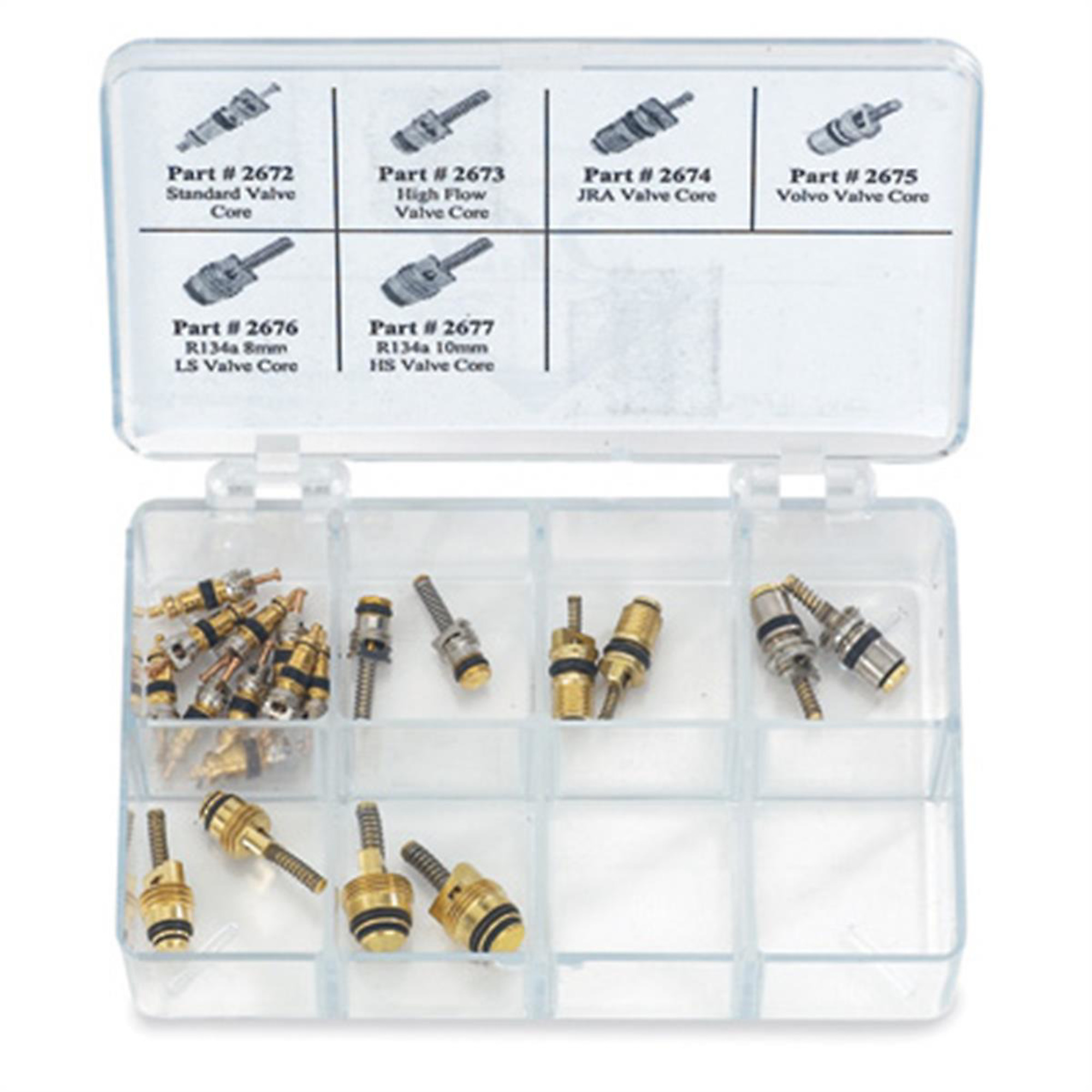 FJC Valve Core Assortment, Model# FJC2682